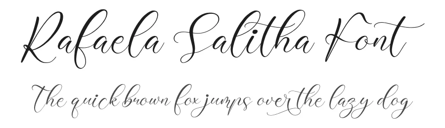 Rafaela Salitha Font by perspectype — Script Handwritten Font
