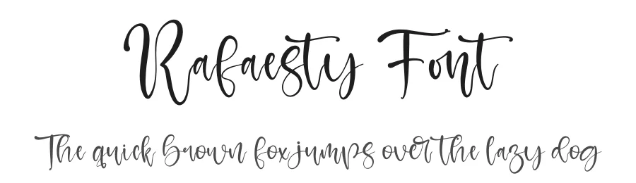 Rafaesty Font by letternity — Script Handwritten Font