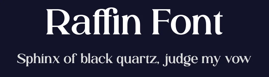 Raffin Font by roomspace.cl — Serif Font — thumbnail 2