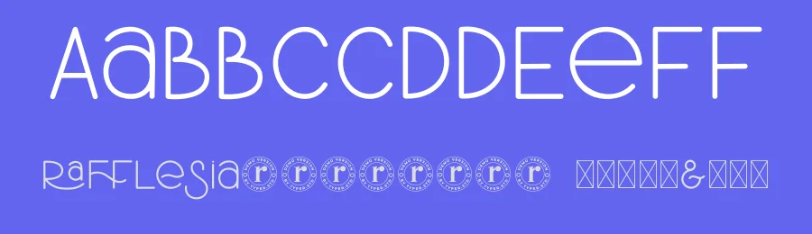 Rafflesia Display Font by Rinto Hardianto — Display Font — thumbnail 3