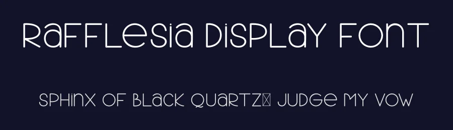 Rafflesia Display Font by Rinto Hardianto — Display Font — thumbnail 2