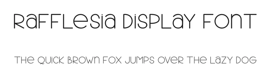 Rafflesia Display Font by Rinto Hardianto — Display Font