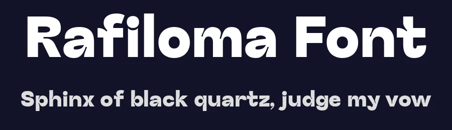 Rafiloma Font by Tiptop Graphic — Sans Serif Font — thumbnail 2
