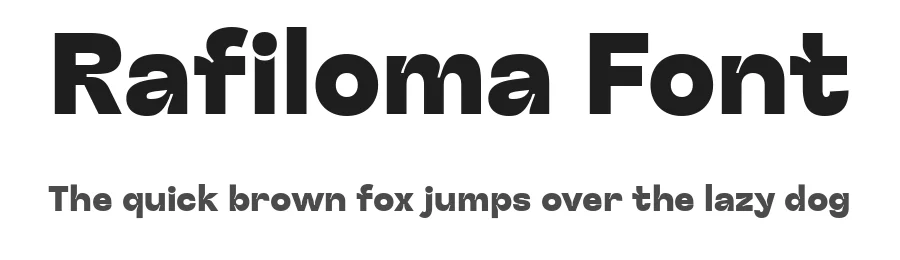 Rafiloma Font by Tiptop Graphic — Sans Serif Font