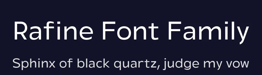 Rafine Font Family by Fontmachine — Sans Serif Font — thumbnail 2