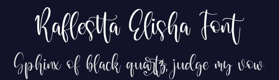 Raflestta Elisha Font by perspectype — Script Handwritten Font — thumbnail 2
