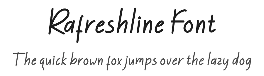 Rafreshline Font by Javanicestudio — Decorative Font