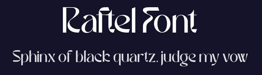 Raftel Font by Say Studio — Display Font — thumbnail 2