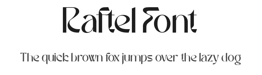 Raftel Font by Say Studio — Display Font