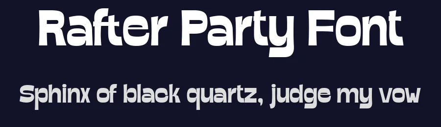 Rafter Party Font by dealitastudio — Sans Serif Font — thumbnail 2