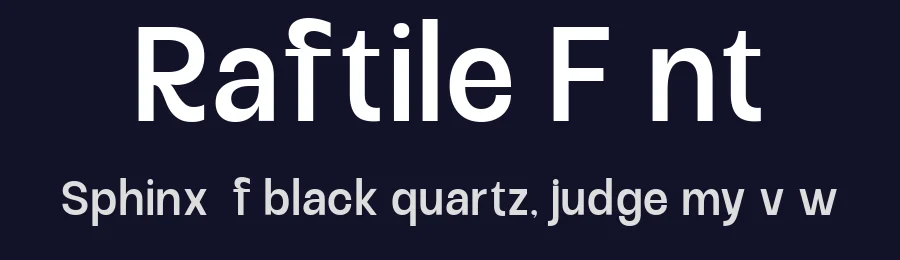 Raftile Font by Say Studio — Display Font — thumbnail 2