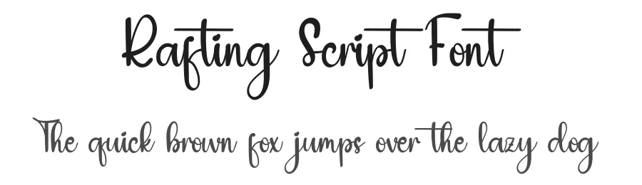 Rafting Script Font by inermediaSTUDIO — Script Handwritten Font