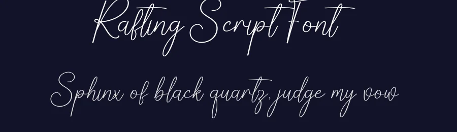 Rafting Script Font by creativeletter — Script Handwritten Font — thumbnail 2