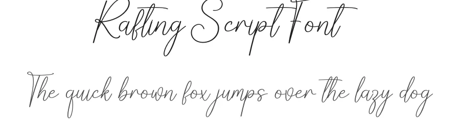 Rafting Script Font by creativeletter — Script Handwritten Font