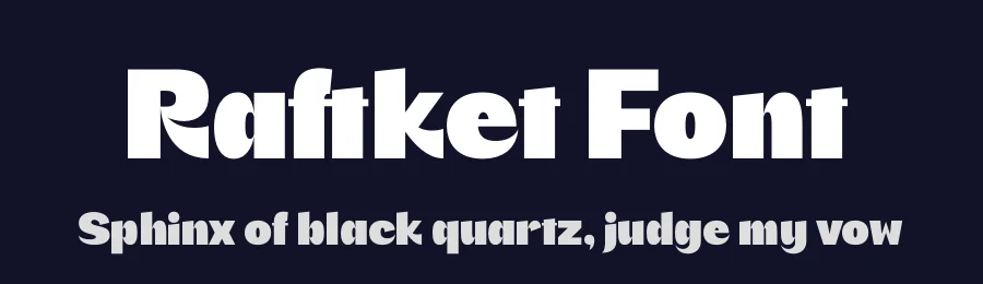 Raftket Font by timelesstype.co — Display Font — thumbnail 2