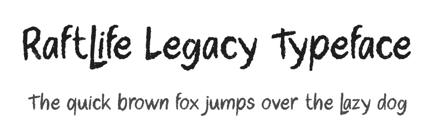 Raftlife Legacy Typeface by Storytype โ Display Font