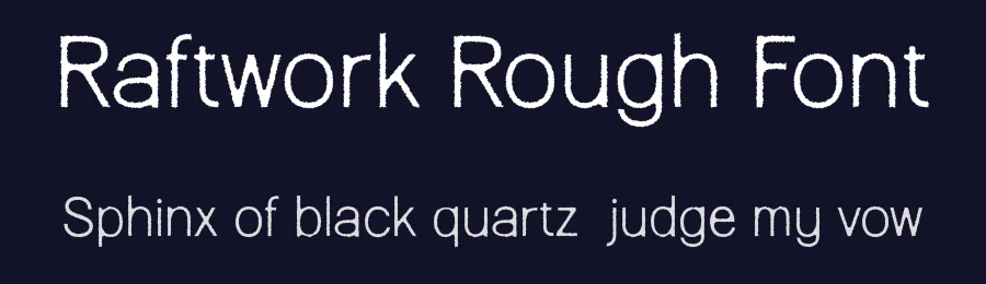 Raftwork Rough Font by craftsupplyco — Sans Serif Font — thumbnail 2