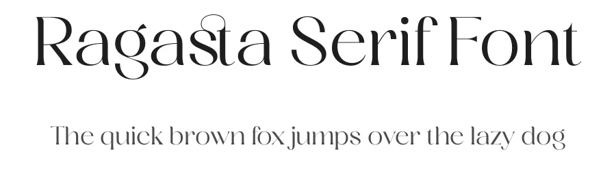 Ragasta Serif Font by Storytype — Serif Font