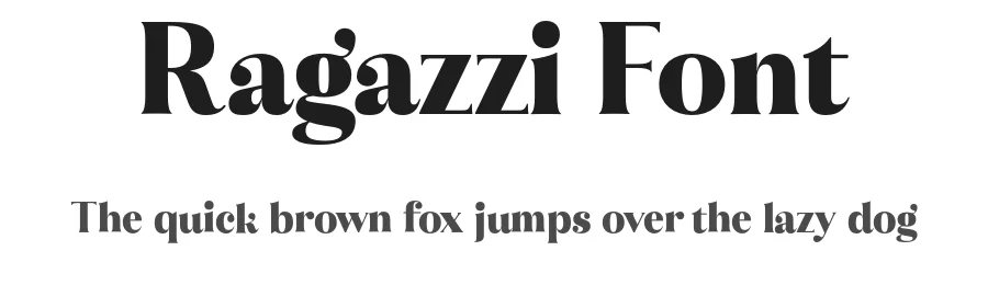 Ragazzi Font by Tour De Force — Serif Font