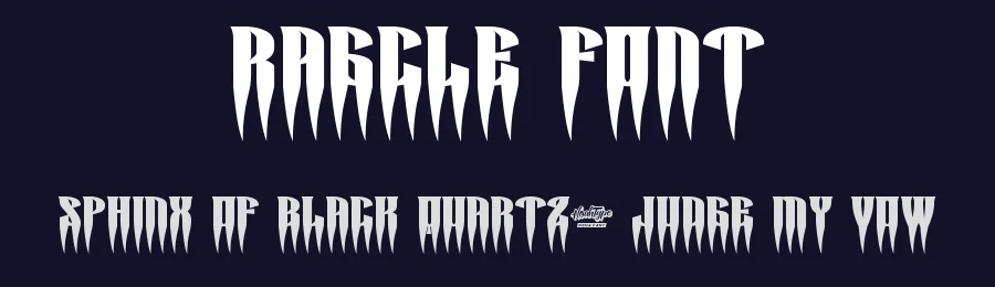 Ragcle Font by noahtype — Blackletter Font — thumbnail 2