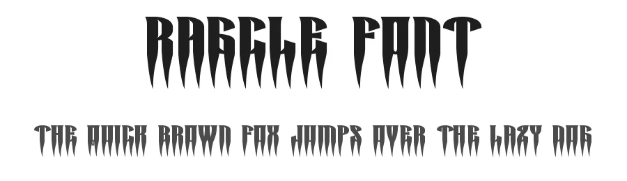 Ragcle Font by noahtype — Blackletter Font