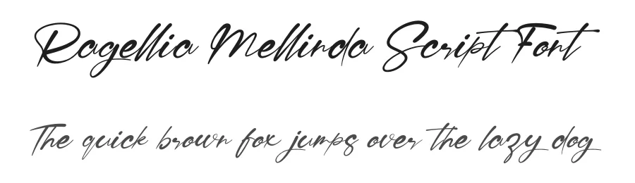 Ragellia Mellinda Script Font by andikastudio — Script Handwritten Font