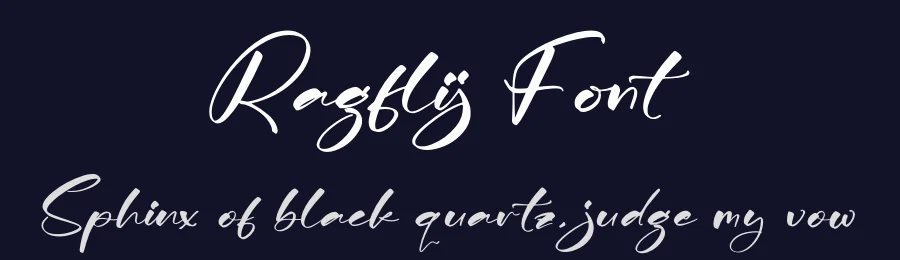 Ragflij Font by glorytype — Script Handwritten Font — thumbnail 2