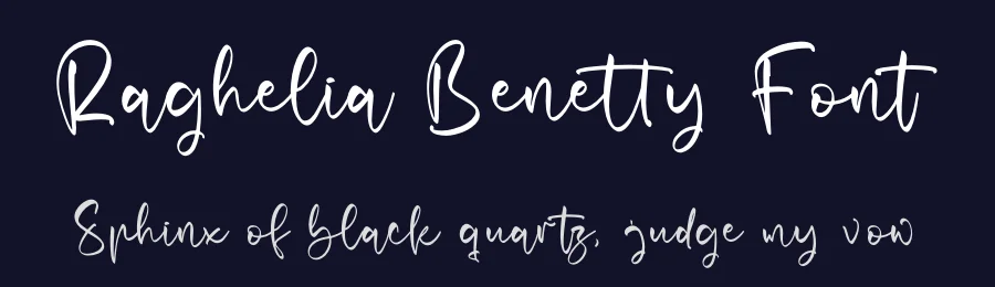 Raghelia Benetty Font by perspectype — Script Handwritten Font — thumbnail 2