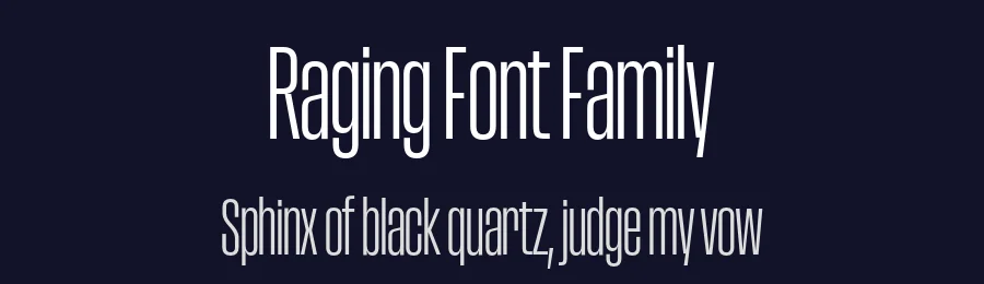 Raging Font Family by RajeshRajput — Decorative Font — thumbnail 2