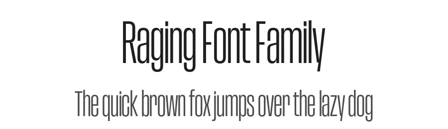 Raging Font Family by RajeshRajput — Decorative Font