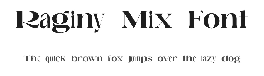 Raginy Mix Font by craftsupplyco — Display Font