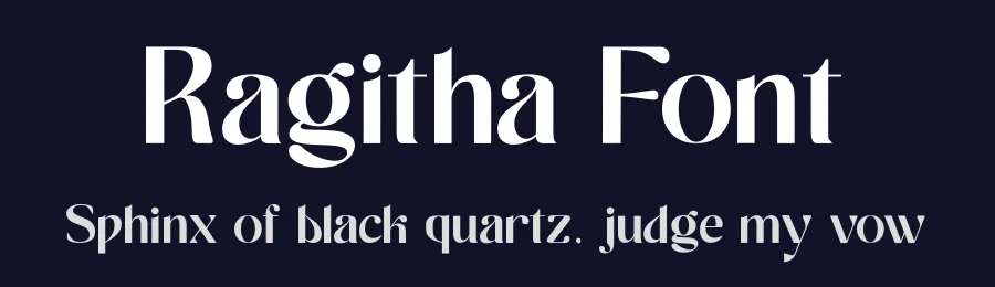 Ragitha Font by zafira.type — Sans Serif Font — thumbnail 2