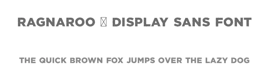 Ragnaroo – Display Sans Font by Fahmi Yanuar — Display Font