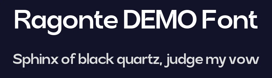 Ragonte DEMO Font by Say Studio — Sans Serif Font — thumbnail 2