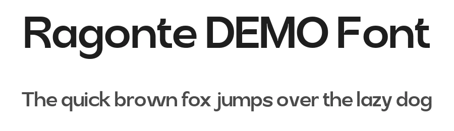 Ragonte DEMO Font by Say Studio — Sans Serif Font