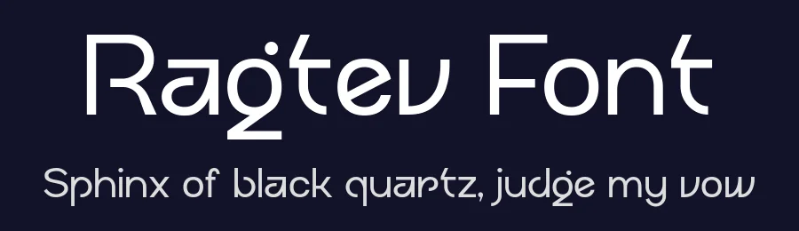 Ragtev Font by Sealoung — Display Font — thumbnail 2