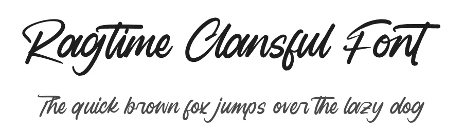 Ragtime Clansful Font by letterenastudios — Script Handwritten Font