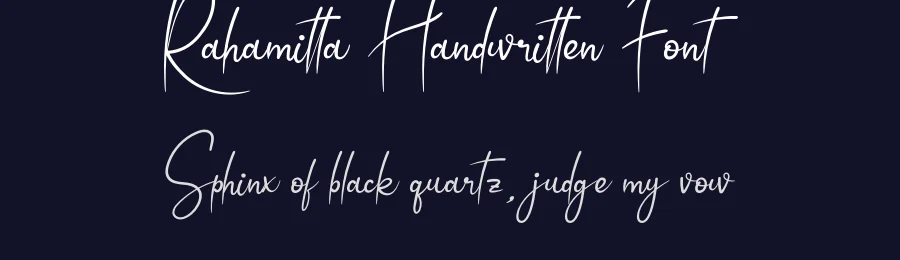 Rahamitta Handwritten Font by andikastudio — Script Handwritten Font — thumbnail 2