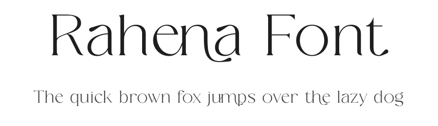 Rahena Font by SURATMI — Serif Font