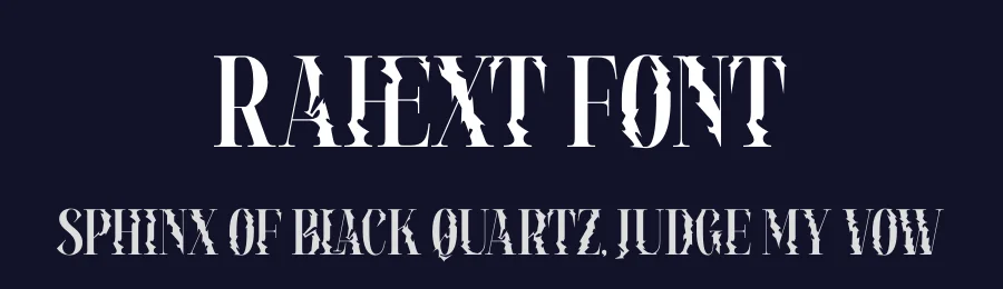 Rahext Font by Mooneseye Studio — Display Font — thumbnail 2