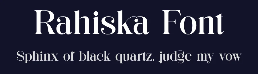 Rahiska Font by TypeLogue — Serif Font — thumbnail 2
