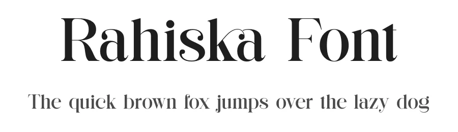 Rahiska Font by TypeLogue — Serif Font