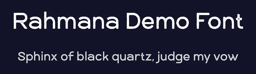 Rahmana Demo Font by Objectype Studio — Sans Serif Font — thumbnail 2