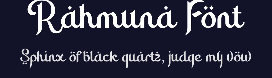 Rahmuna Font by Rantautype — Script Handwritten Font — thumbnail 2