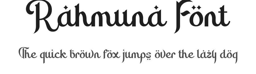 Rahmuna Font by Rantautype — Script Handwritten Font
