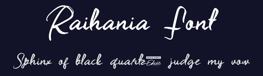Raihania Font by edricstudio — Script Handwritten Font — thumbnail 2