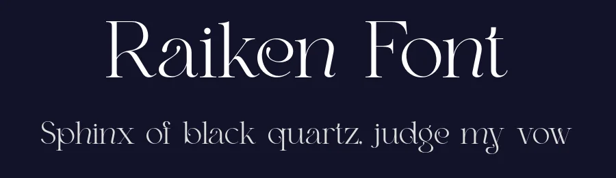 Raiken Font by ErmediaStudio — Serif Font — thumbnail 2