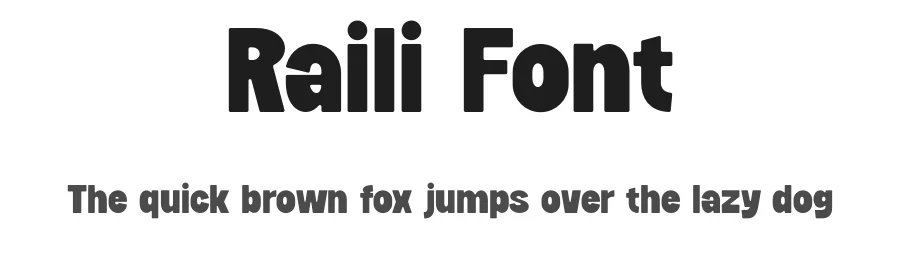 Raili Font by MaikoHatta — Sans Serif Font
