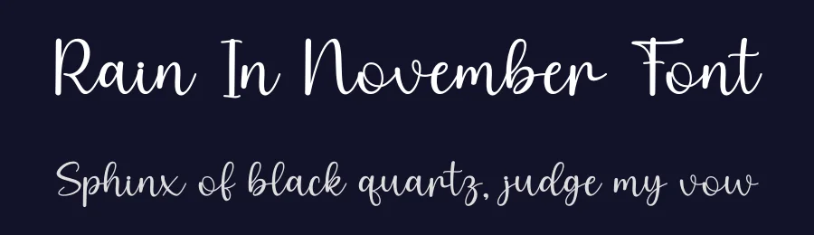 Rain In November Font by DN Creative — Script Handwritten Font — thumbnail 2