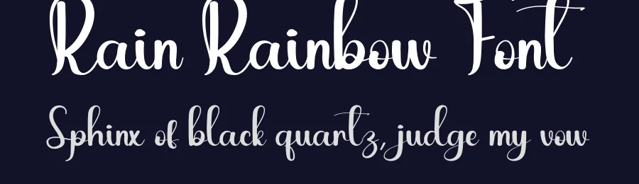 Rain Rainbow Font by andikastudio — Script Handwritten Font — thumbnail 2